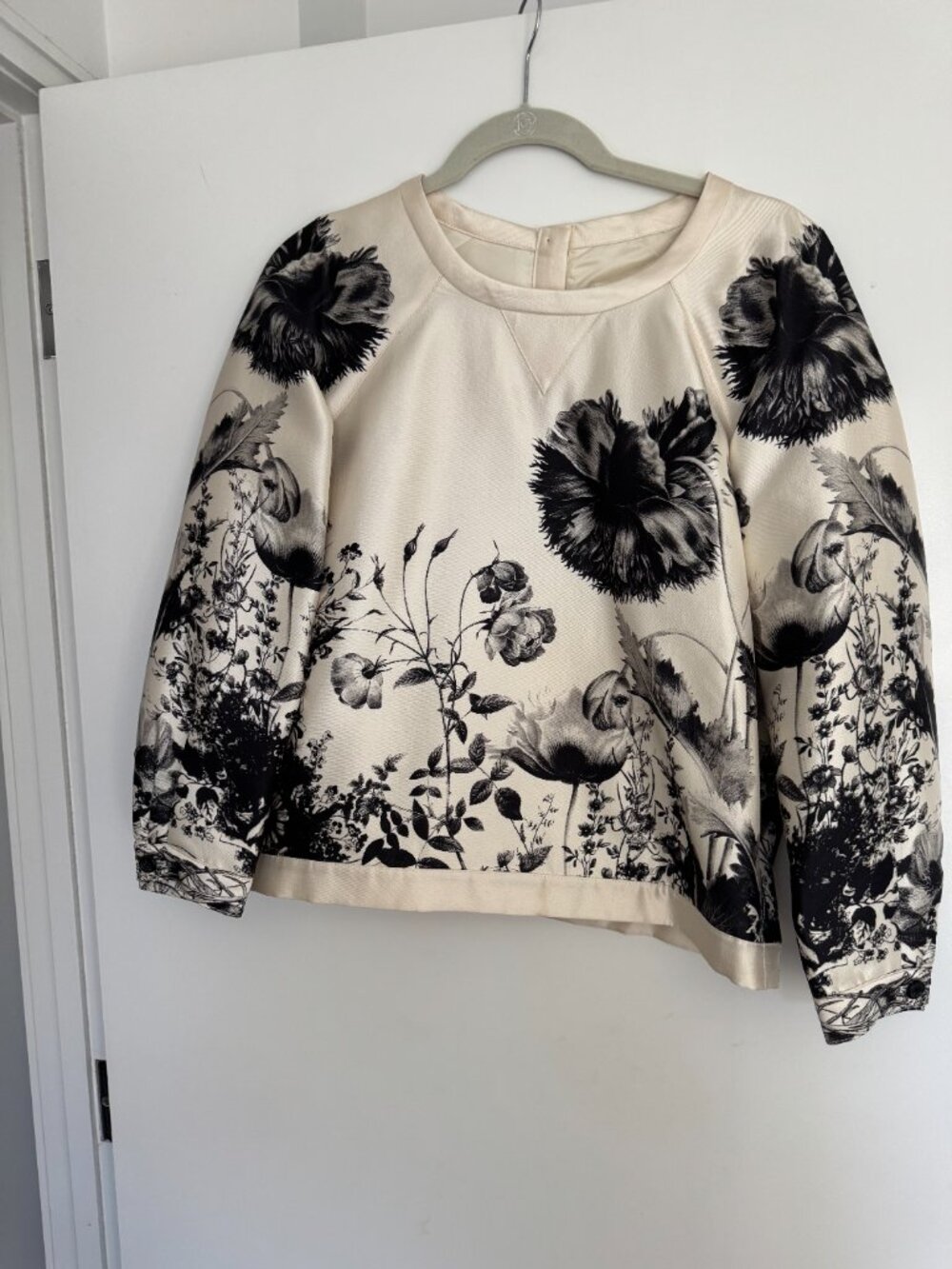 Vintage J Crew Collection silk floral top - Picture 2 of 4